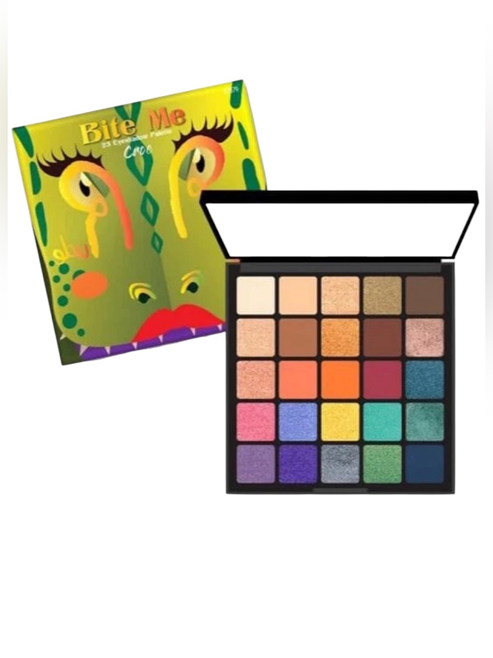 Vibrant 25-Color Eyeshadow Palette — Multi-Color Shades